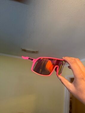 Oakley Pink Shield Sport Sunglasses - Women's
